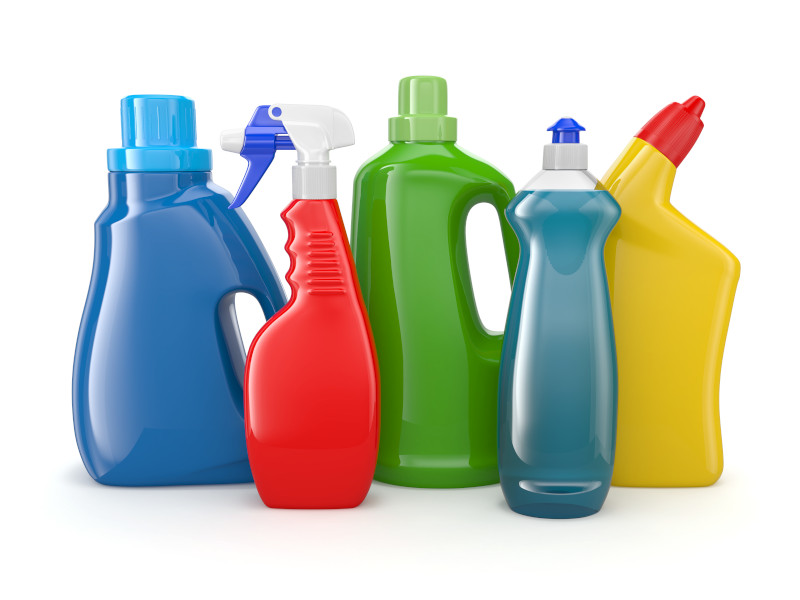 blood removing solutions in front of white background