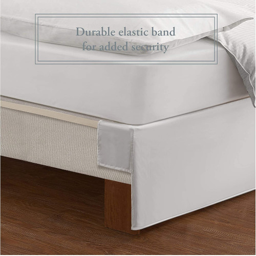 Wrap-Around bed skirts are good options to hide adjustable bed frame